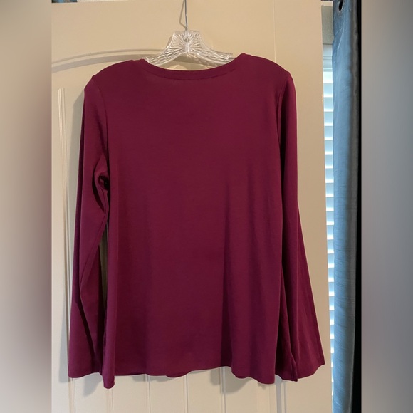 Long-Sleeve Pima Crew-Neck Tee - Picture 2 of 3